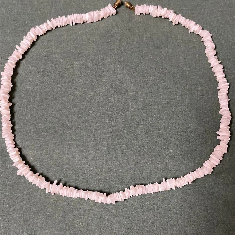 Vintage White Beaded Necklace